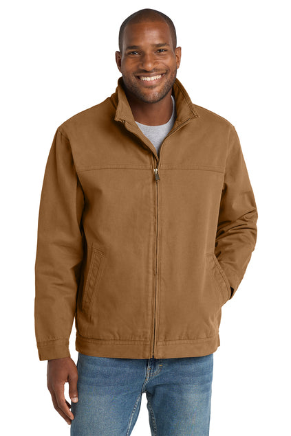 LSC Washed Duck Cloth Flannel-Lined Work Jacket