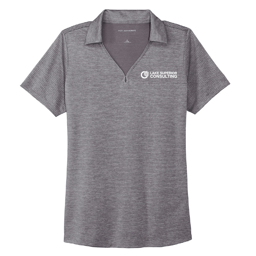 LSC Ladies Shadow Stripe Polo