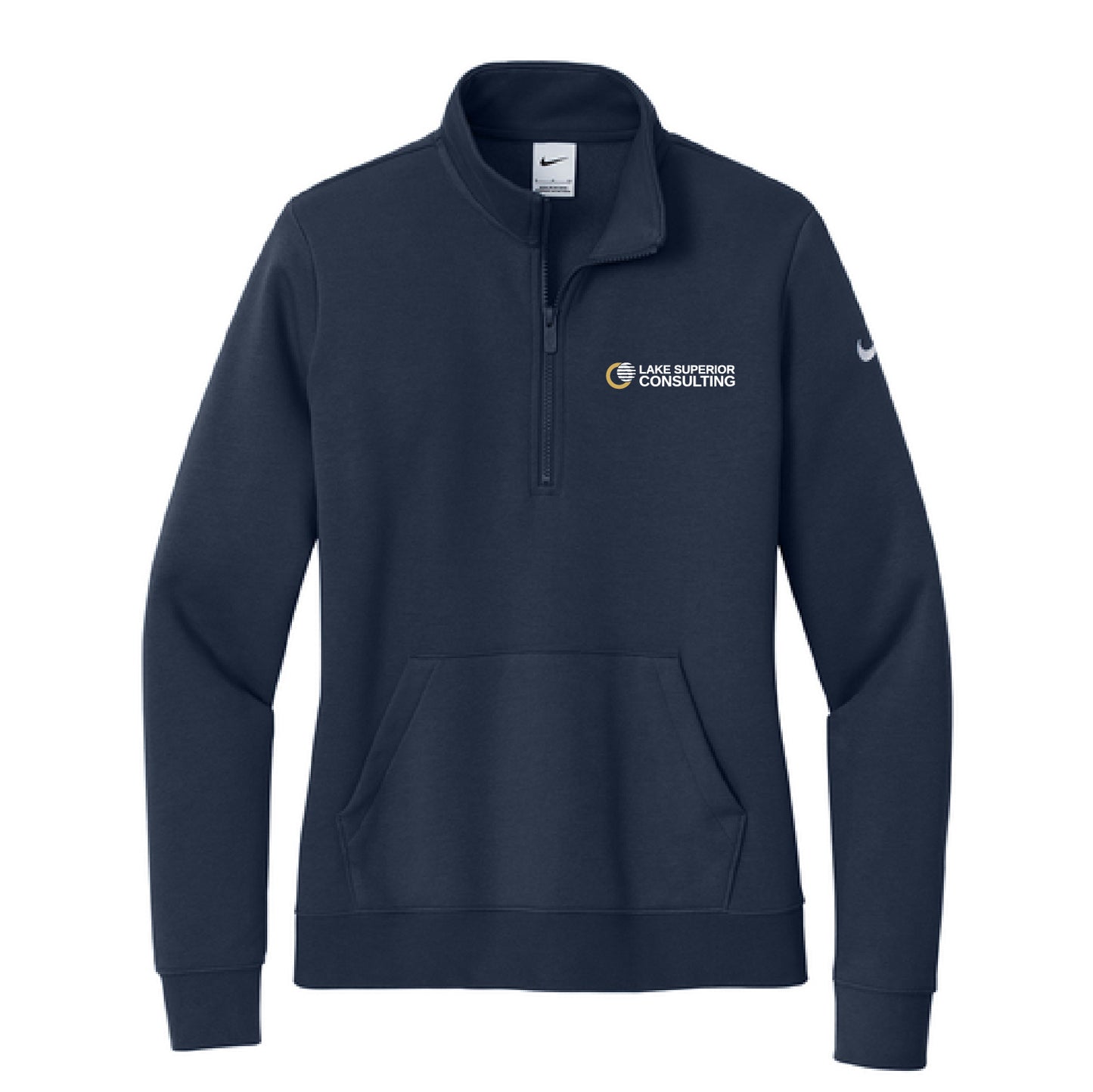 LSC Nike Women's Club Fleece Sleeve Swoosh 1/2-Zip