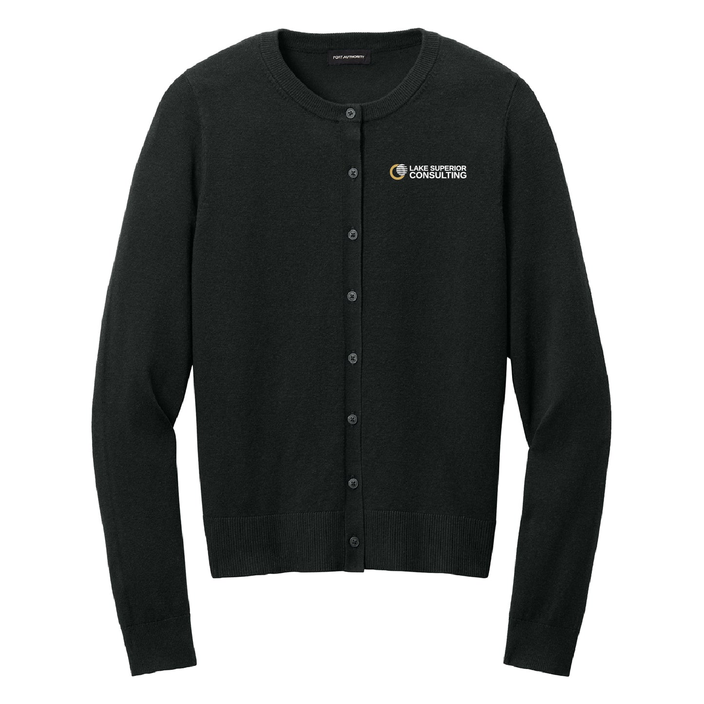 Port Authority Women’s Easy Care Crewneck Cardigan Sweater