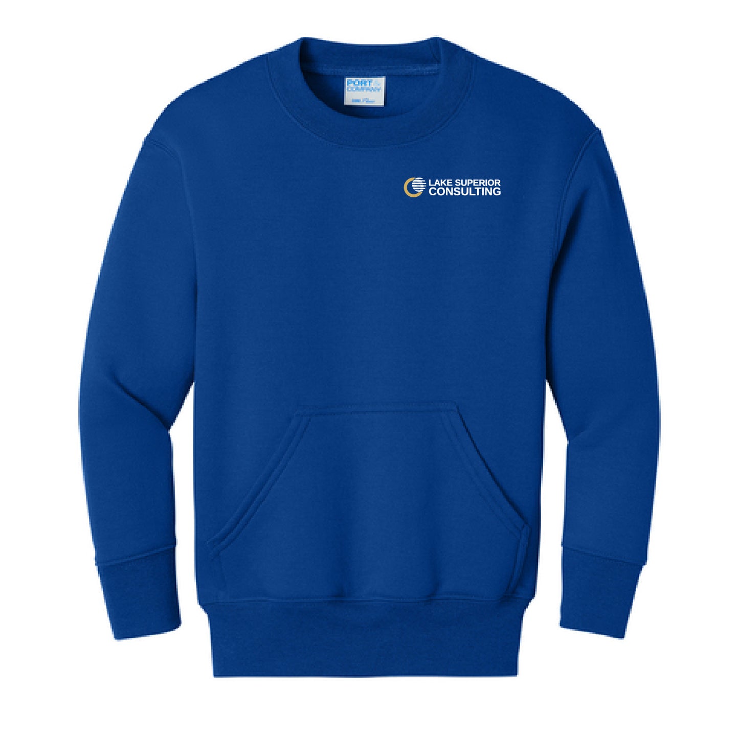 LSC Youth Unisex Core Fleece Crewneck Pocket Sweatshirt