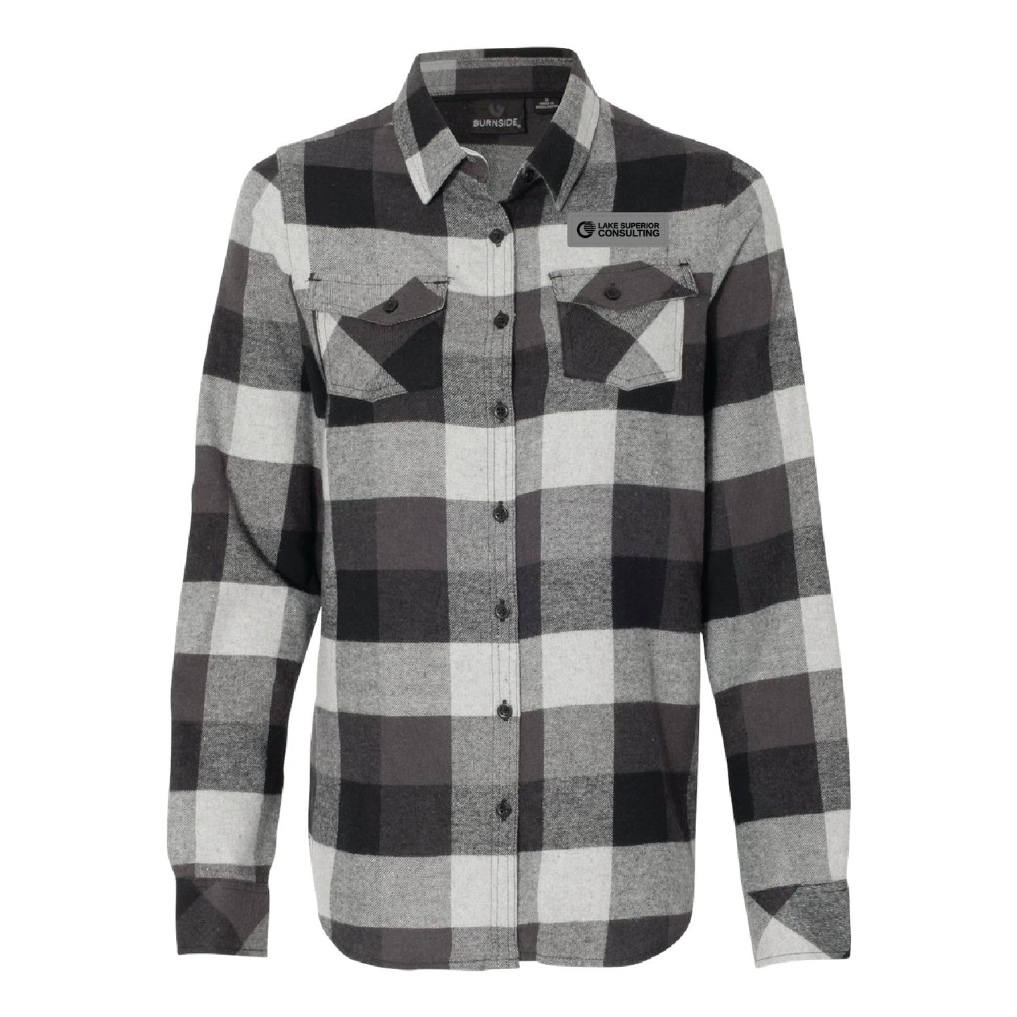 LSC Women's Yarn-Dyed Long Sleeve Flannel Shirt