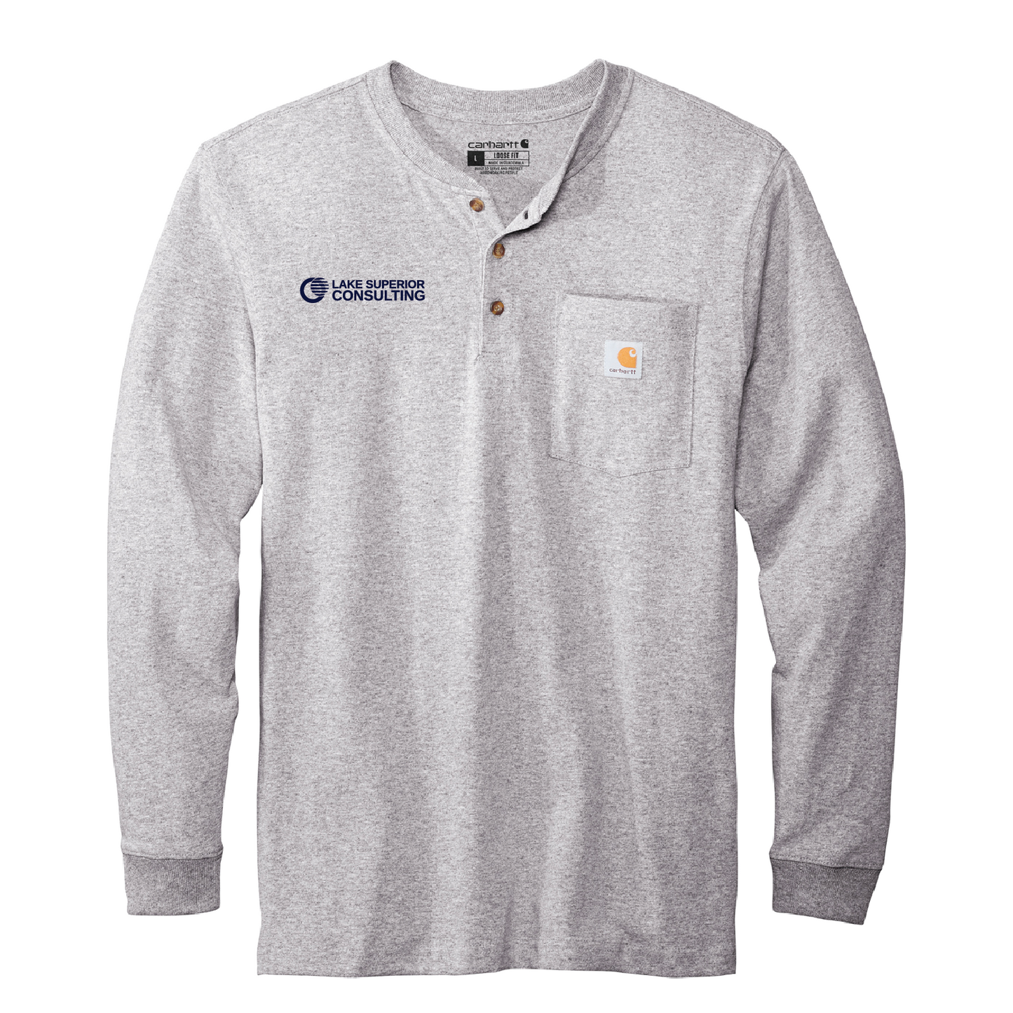 LSC Carhartt® Long Sleeve Henley T-Shirt