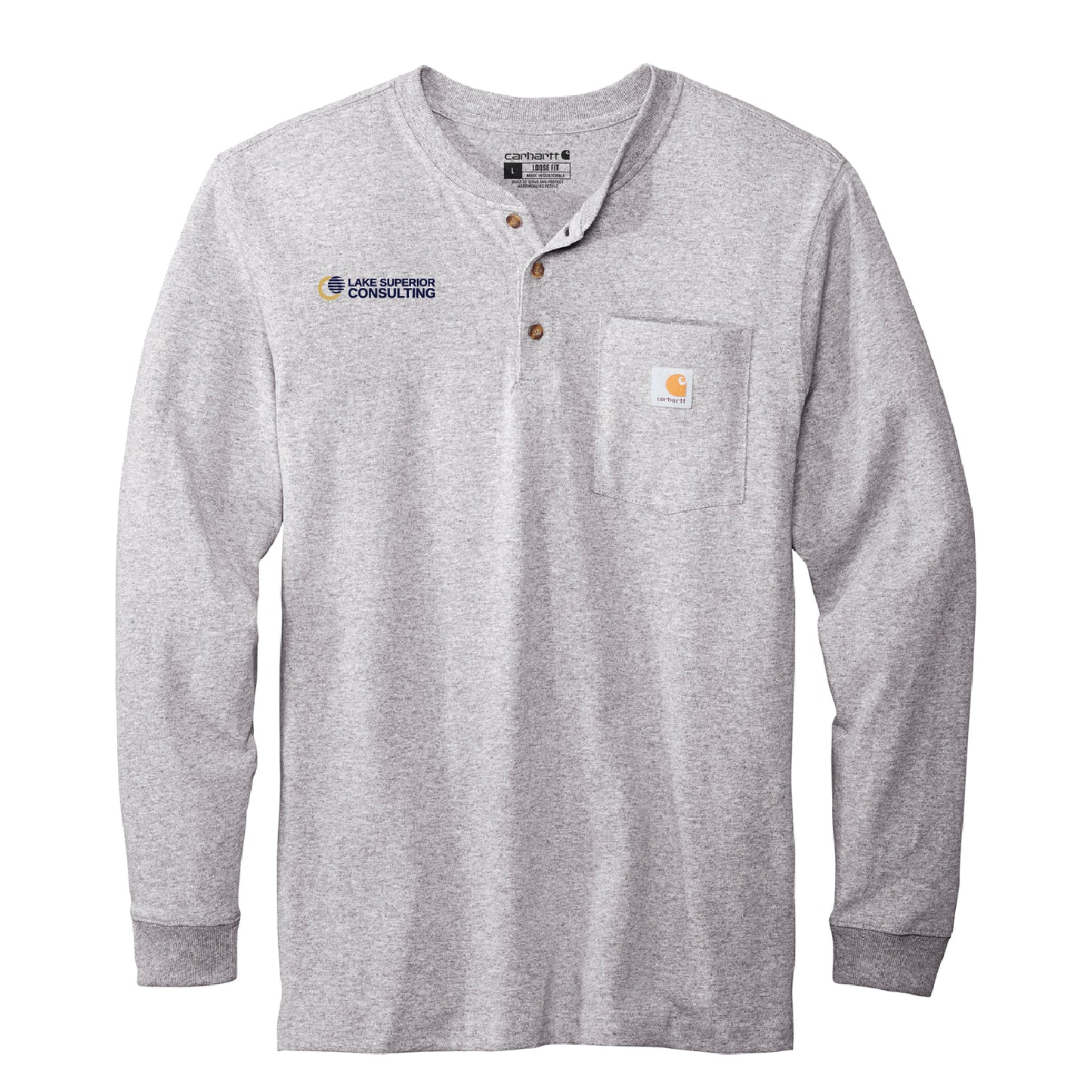 LSC Carhartt® Long Sleeve Henley T-Shirt