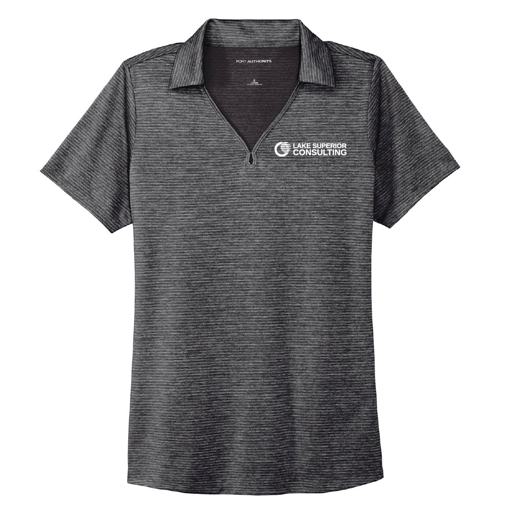 LSC Ladies Shadow Stripe Polo