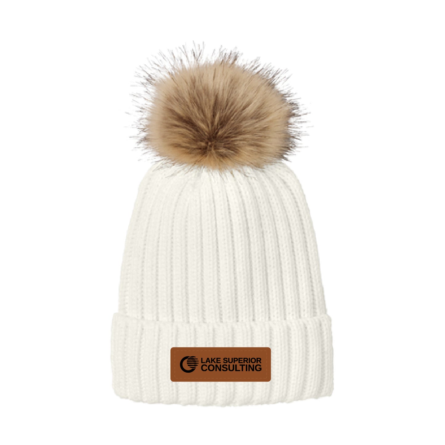 LSC Faux Fur Pom Beanie