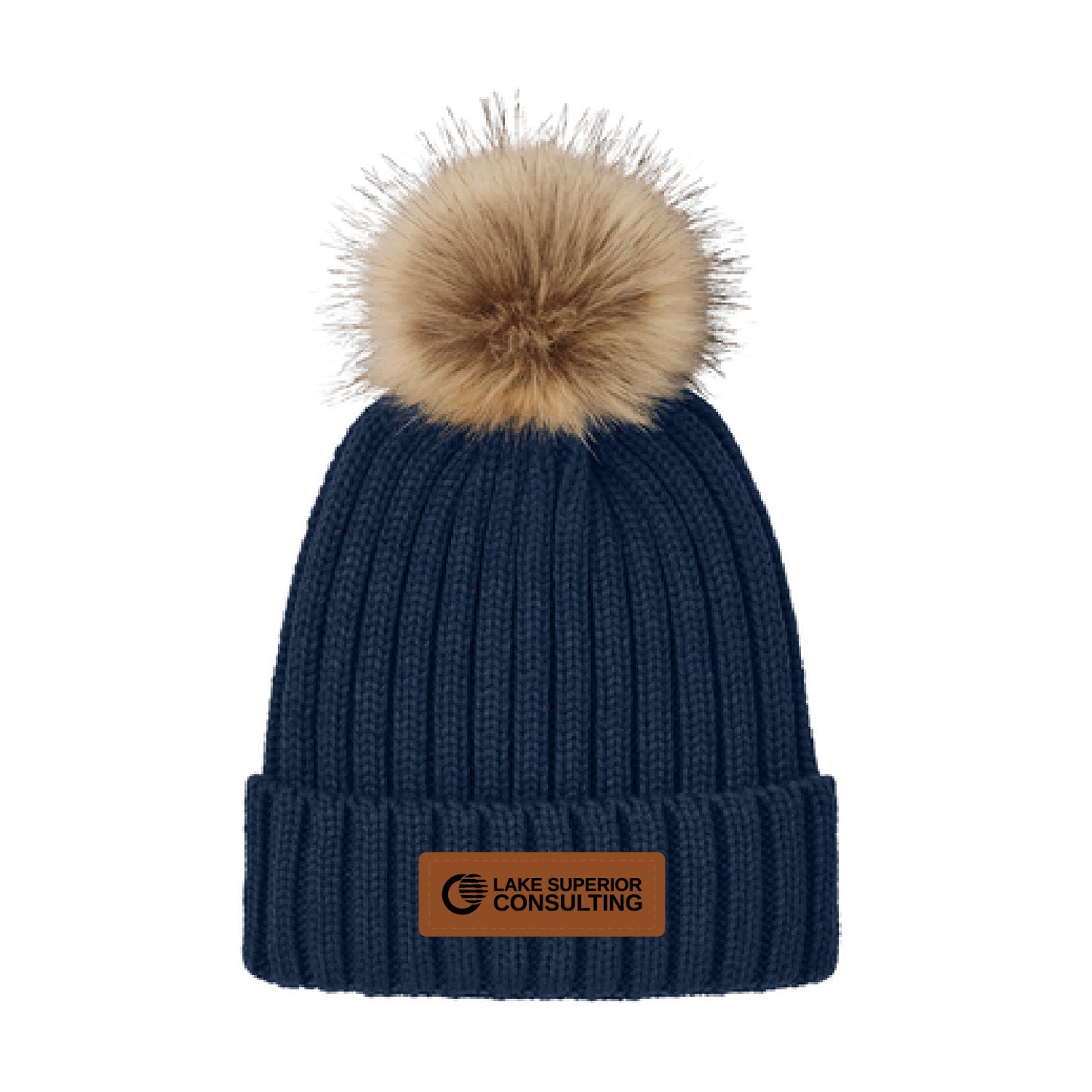 LSC Faux Fur Pom Beanie