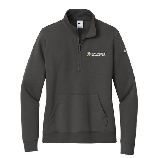 LSC Nike Women's Club Fleece Sleeve Swoosh 1/2-Zip