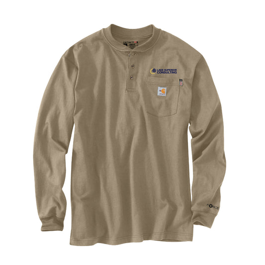 LSC Carhartt 100237 Mens FR Force Dearborn Loose LS Henley