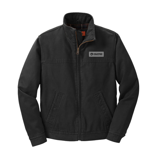 LSC Washed Duck Cloth Flannel-Lined Work Jacket
