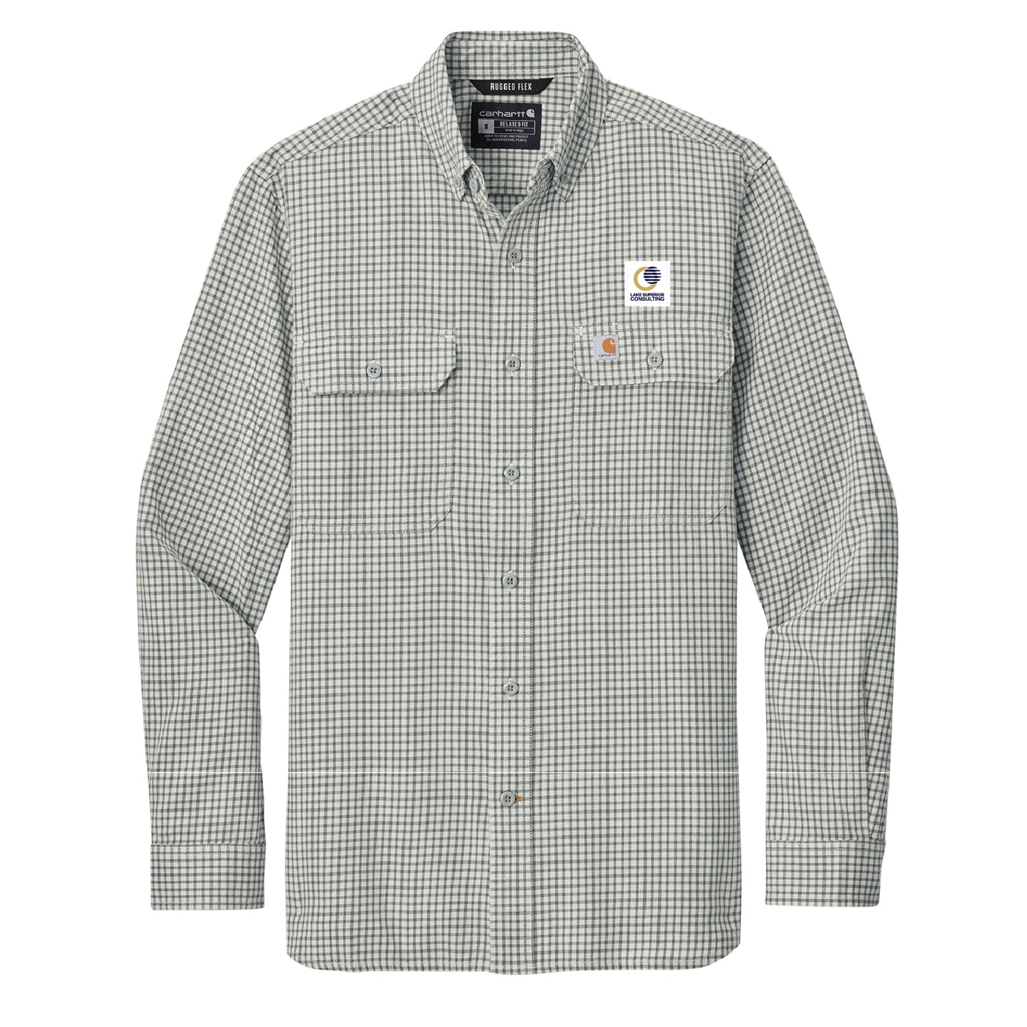 LSC Carhartt® Rugged Flex® Plaid Long Sleeve Shirt