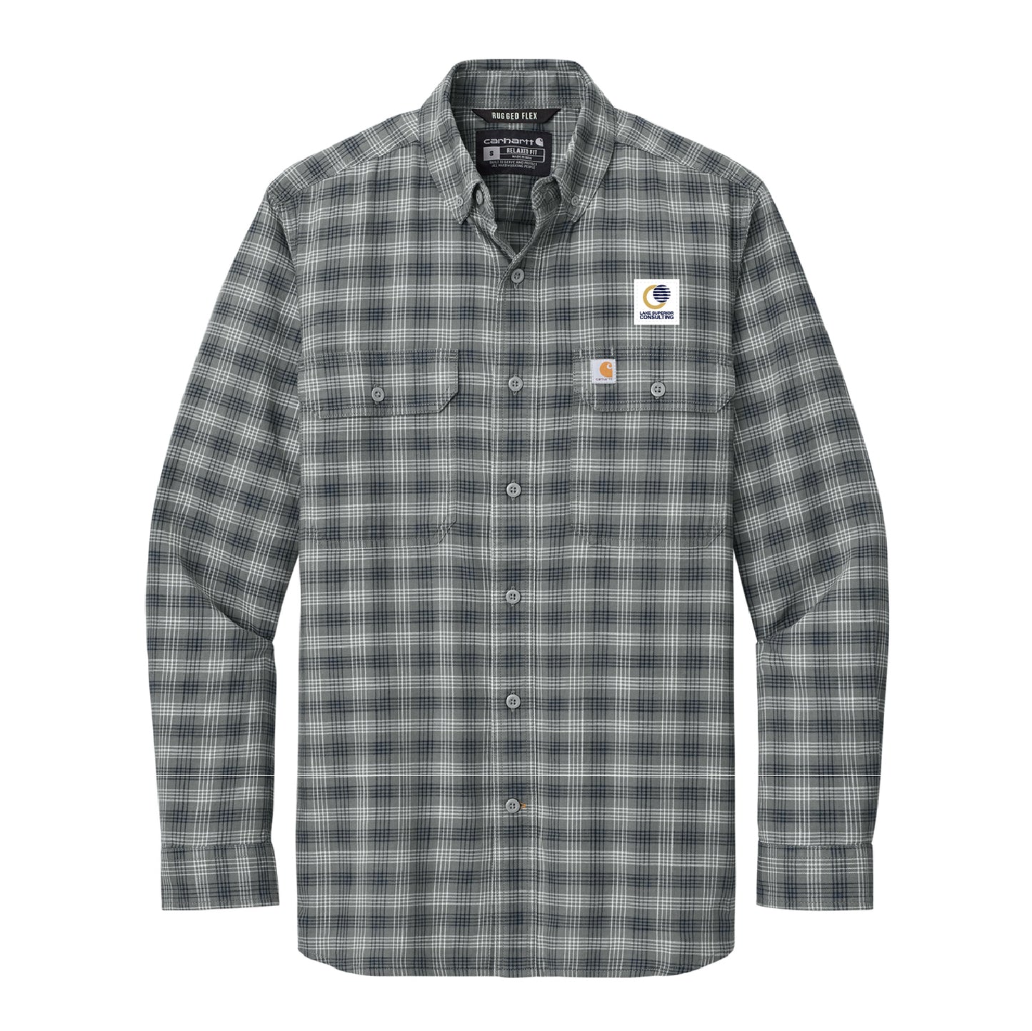 LSC Carhartt® Rugged Flex® Plaid Long Sleeve Shirt
