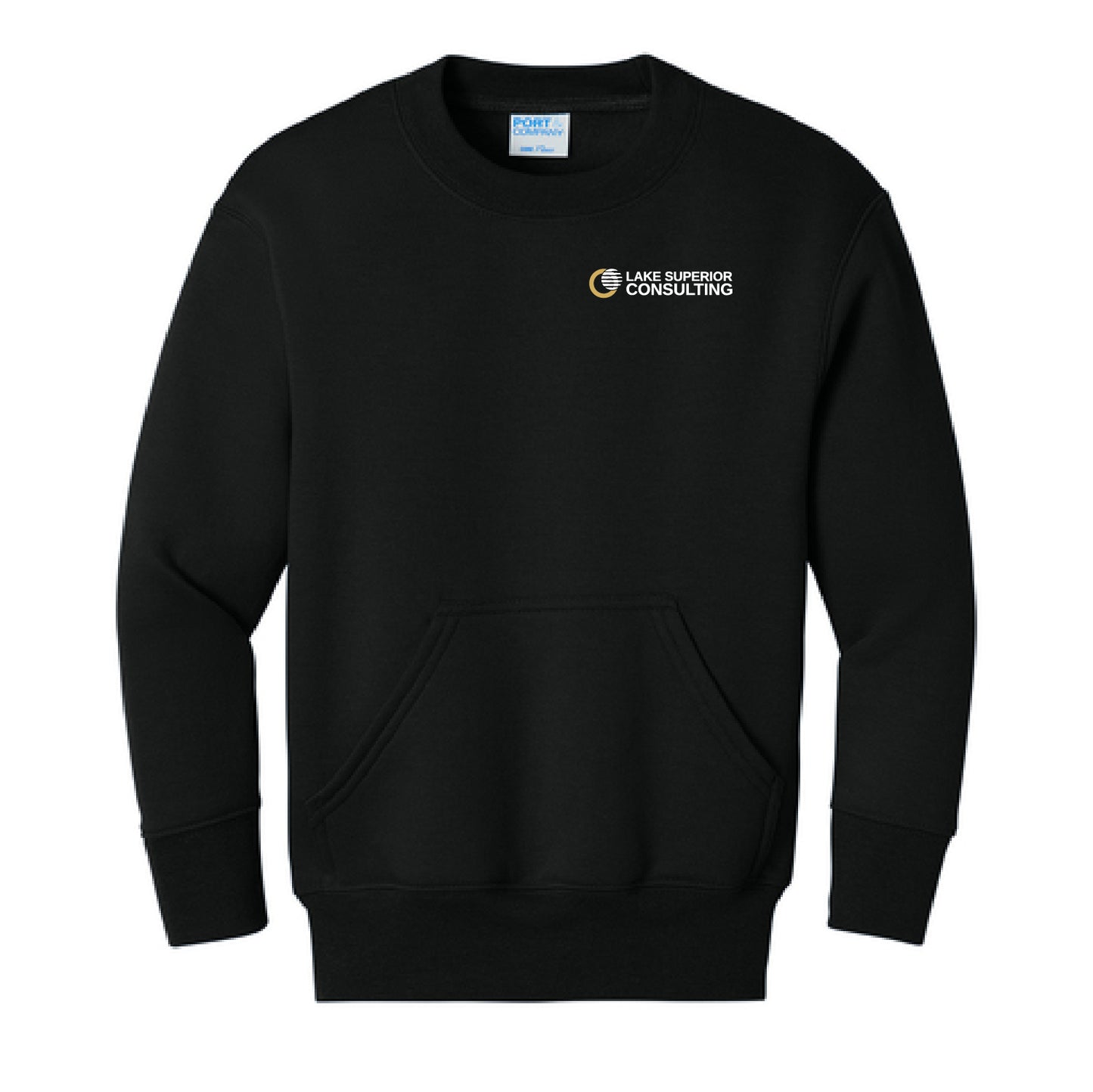 LSC Youth Unisex Core Fleece Crewneck Pocket Sweatshirt