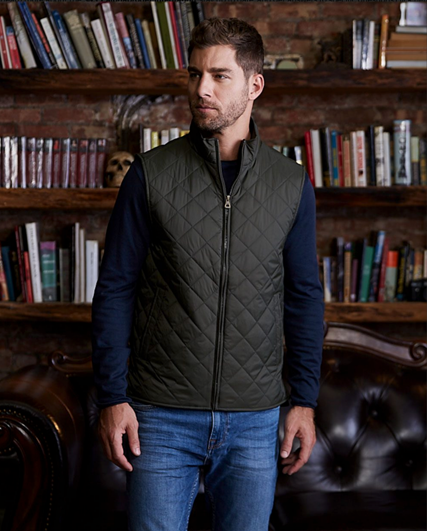 LSC Vintage Diamond Quilted Vest