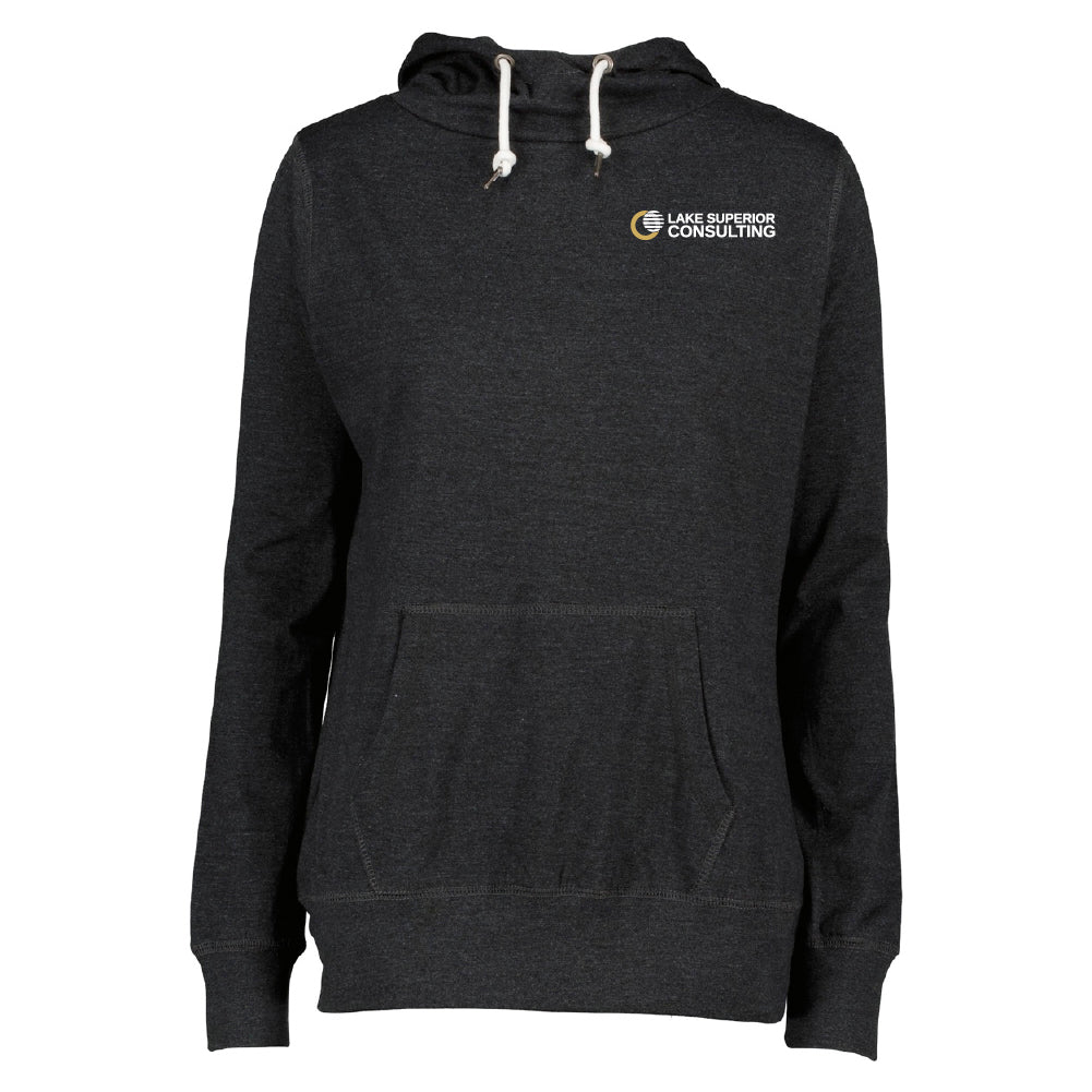 LSC Ladies Long Sleeve Funnel Neck Hooded Tee