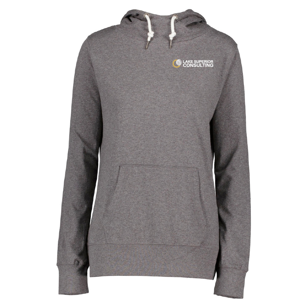 LSC Ladies Long Sleeve Funnel Neck Hooded Tee