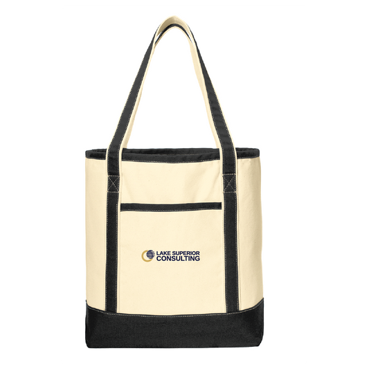 LSC Large Cotton Canvas Boat Tote